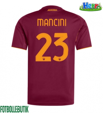 AS Roma Gianluca Mancini #23 Hemmatröja 2025-26 Kortärmad